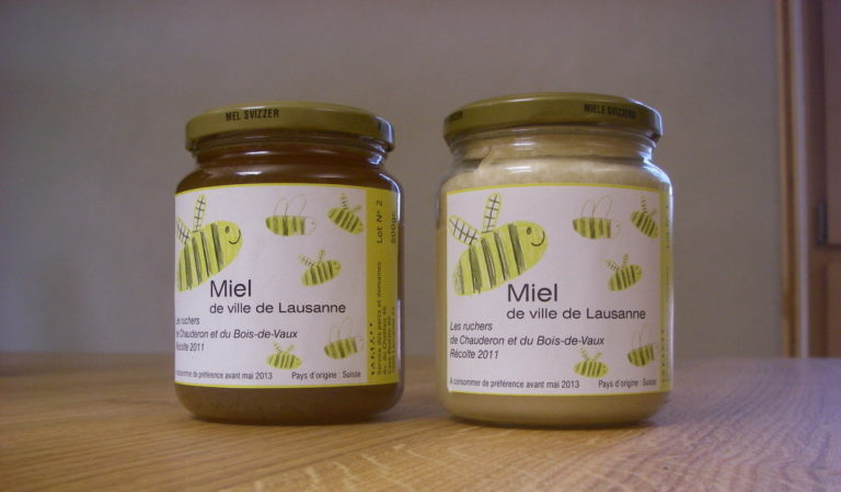 Pots de miel de la Ville de Lausanne Pots de miel de la Ville de Lausanne